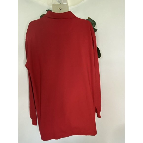 Red Driway SandPiper Bay Golf Course Long Sleeve T Shirt XL Polo Embroidered NWT - Picture 12 of 16